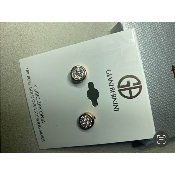 Cubic Zirconia Pavé Earrings - Picture 5 of 6